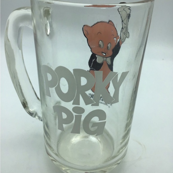 Vintage Warner Bros. Porky Pig glass - Picture 2 of 4